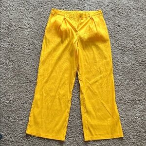 New York & Company Vibrant Yellow Chinos